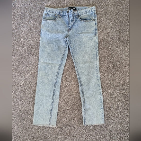 Bleached Denim Jeans, Skinny tapered - Picture 1 of 2